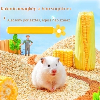 Hörcsög alom: kukoricacsutka alom, faforgács és vizelet-homok arany hörcsögöknek