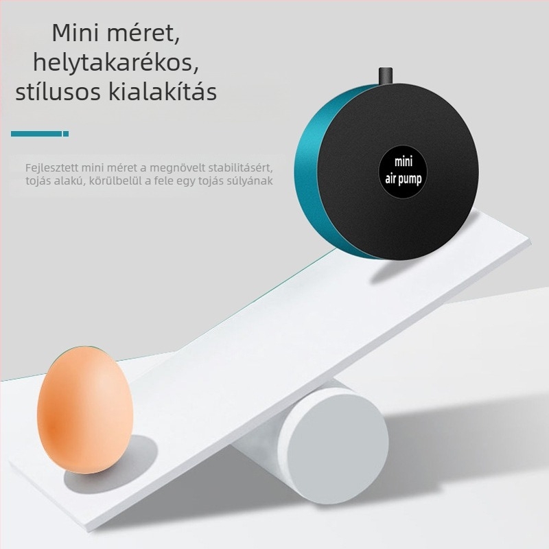 USB-üzemű akváriumi oxigénpumpa, DC5V alacsony feszültség, oxigénezés, hordozható, 100 g
