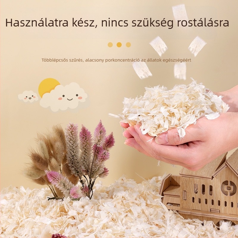 Pormentes fa forgács alom, dezodoráló és fertőtlenítő hatású, kisállatok számára