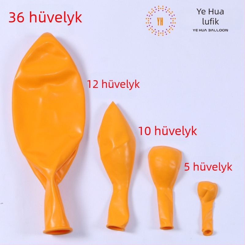 5 hüvelykes retro latex lufik dekorációhoz születésnapra és esküvőre, vastagított retro színek, Yehua