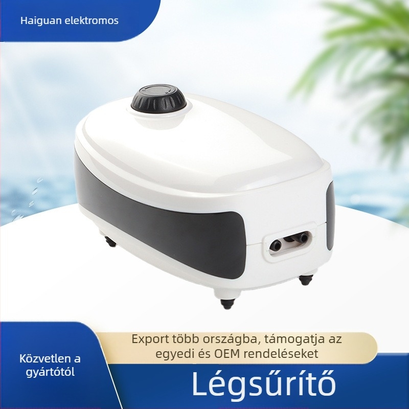 Akvárium oxigénpumpa - kis méretű, csendes, 220V Sea Crown