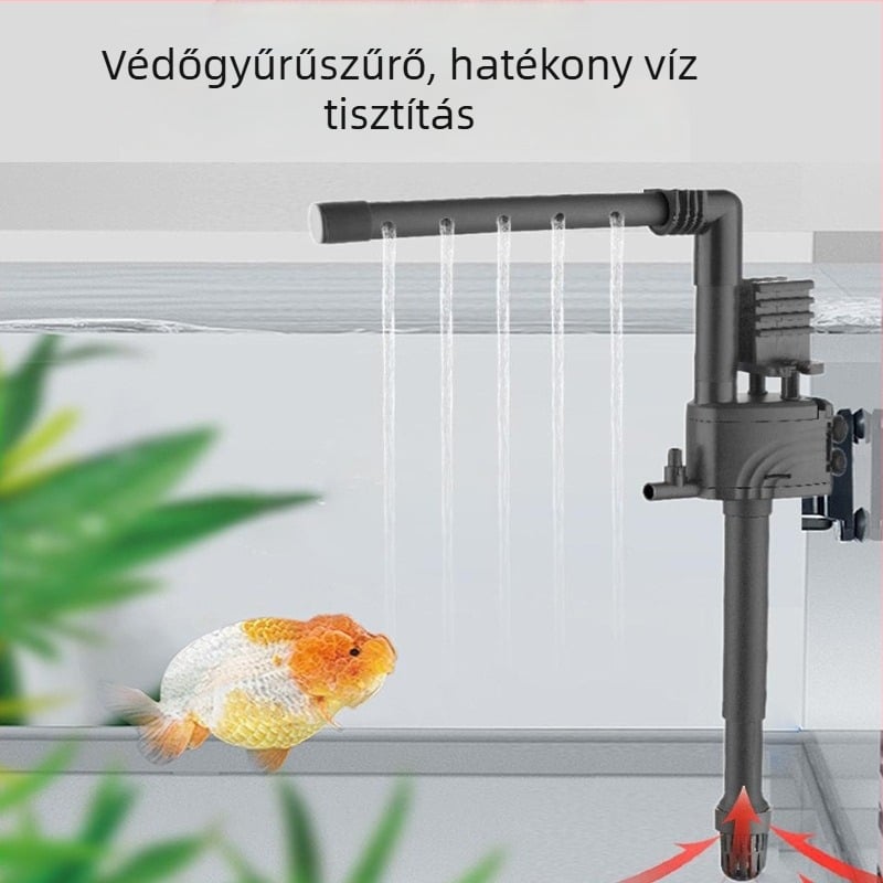 Merülő vízpumpa – csendes működés; szívó típus; műanyag ház; 0,5 kg; alkalmas vízcserére és kertészeti szökőkútra