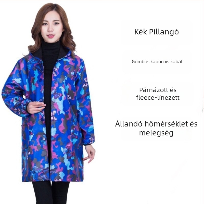 Téli kamufázs munkaruha overall, bolyhos béléses, vízálló és olajálló, felnőtteknek.