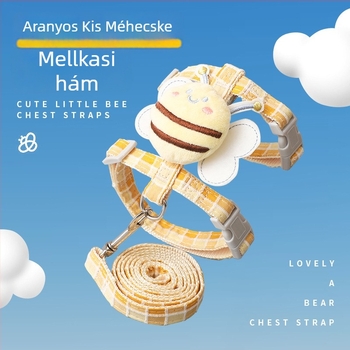 Le Shuang macska póráz I-alakú kötélkialakítással, állítható, szökés elleni