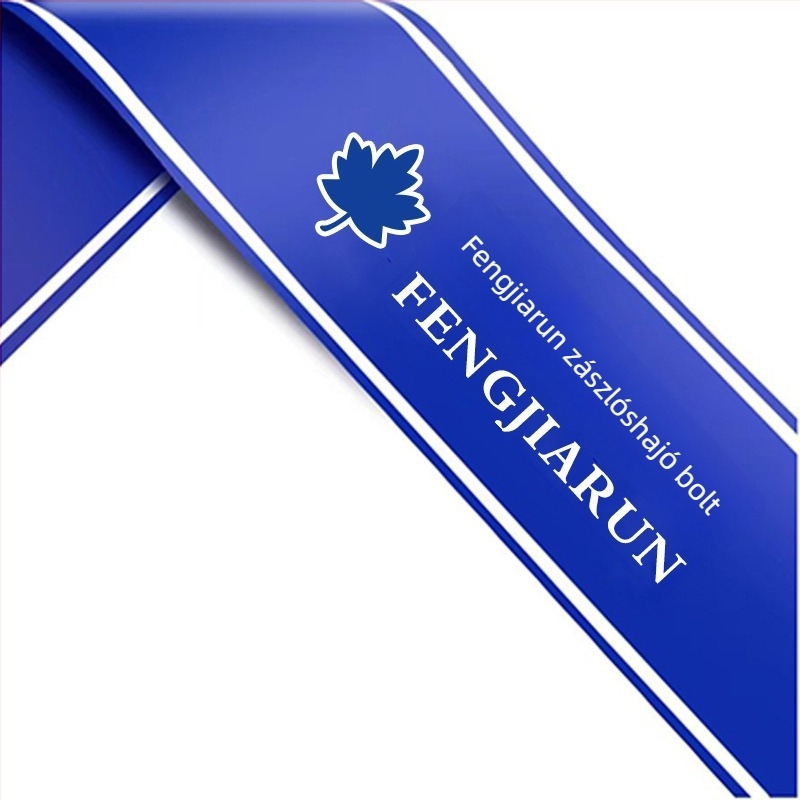 Vágóceremónia kellékei — vászon banner, márka Source factory, anyag: Egyéb, helyszínelrendezési rekvizit