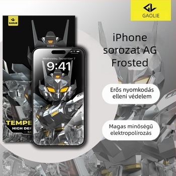 Edzett üveg kijelzővédő iPhone 14 Pro Max-hoz — teljes lefedettség, adatvédelmi funkció (anti-peep), anti-nyomok, porálló