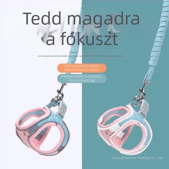 Macska-vesthám kültéri használatra, a menekülés megakadályozására, sétákhoz pórázzal