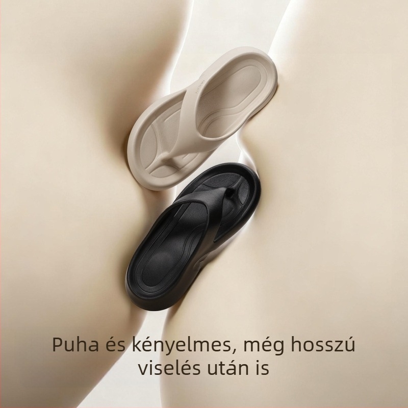 Férfi flip-flop papucs, toe-post kialakítás, EVA felsőrész, EVA talp, Y-formájú csat, csúszásgátló