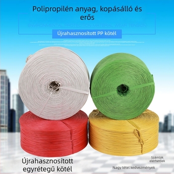 PP kötözőzsinór csomagoláshoz, testreszabható, vastagság 0.02, súly 25