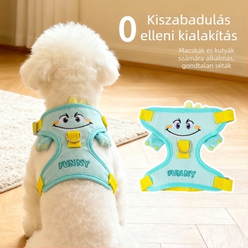I-alakú kutyahám velúr masni mintával, poliészter, állítható.
