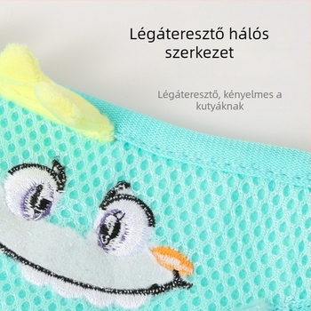 I-alakú kutyahám velúr masni mintával, poliészter, állítható.