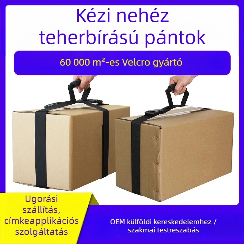 Kézzel fogható heveder – tartós, állítható fogantyúkkal, alkalmas táskákhoz és kábelrendezéshez (Típus: Kezelhető heveder; Anyag: nylon; Összetétel: nylon-poliészter; Márka: Yao Ming)