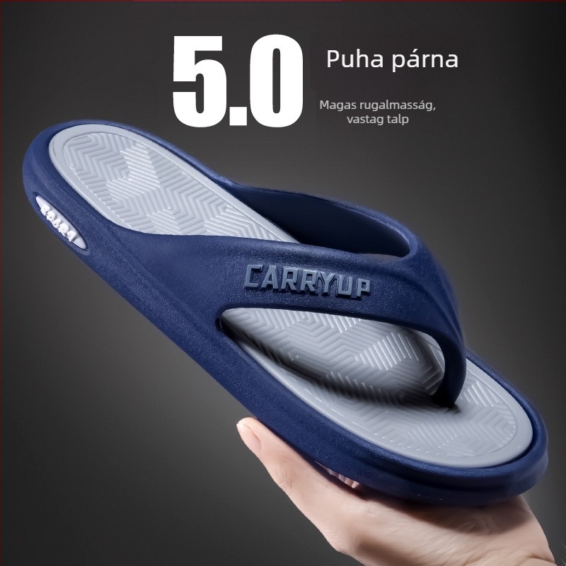 Monkey Master férfi nyári flip-flopok, nyitott lábujjakkal, műanyag felső rész, PVC talp