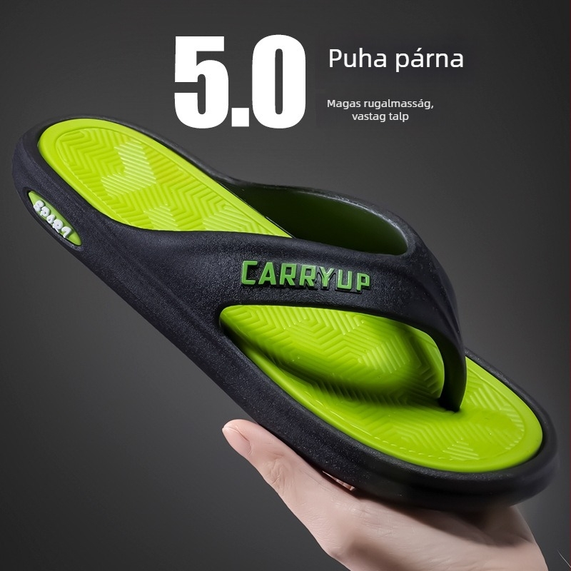 Monkey Master férfi nyári flip-flopok, nyitott lábujjakkal, műanyag felső rész, PVC talp