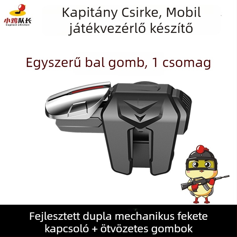 Hat ujjas mechanikus vállgomb mobil játékokhoz – vezeték nélküli, nem standard interfész, kezdő szint