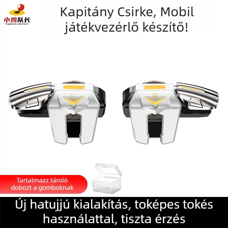 Hat ujjas mechanikus vállgomb mobil játékokhoz – vezeték nélküli, nem standard interfész, kezdő szint