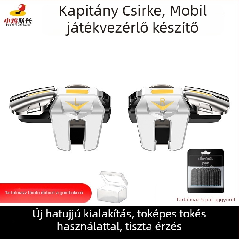 Hat ujjas mechanikus vállgomb mobil játékokhoz – vezeték nélküli, nem standard interfész, kezdő szint