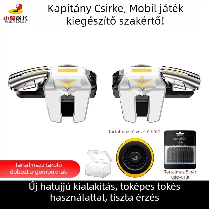 Hat ujjas mechanikus vállgomb mobil játékokhoz – vezeték nélküli, nem standard interfész, kezdő szint