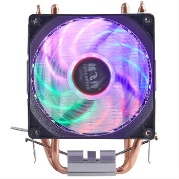 CPU hőleadó, réz kettős cső, olajjal töltött csapágy, 1 200 RPM, ultracsendes