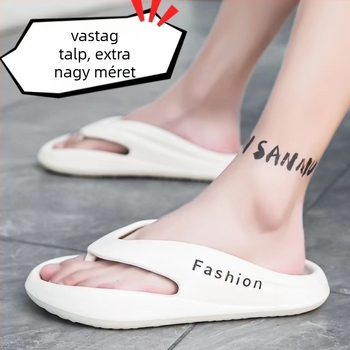 Férfi EVA papucs, nyitott lábujjakkal, lazább stílus, EVA felső rész, EVA talp, injektált öntésű talp