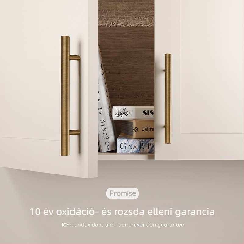 Upperhome YJ0665 sárgaréz kabinet ajtó és fiók fogantyú, francia stílusú
