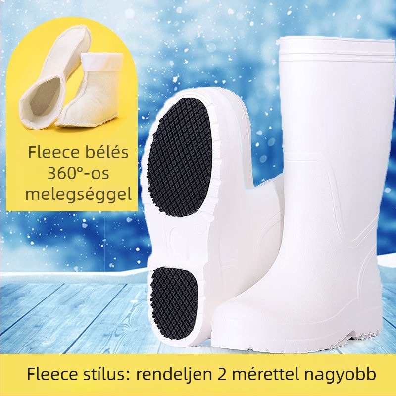 Esőcsizmák EVA felsőrész, középmagas cső, csúszásmentes talp, textil talpbetét, uniszex