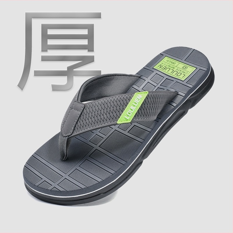 LOULUEN Férfi flip-flop – Leisure Open-Toe, EVA felső, PVC talp (Nyár 2025)