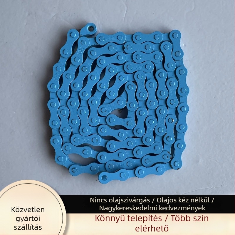 Kerékpárlánc, szénacél; lépés 12,7 mm, 94 láncszem, modell 26