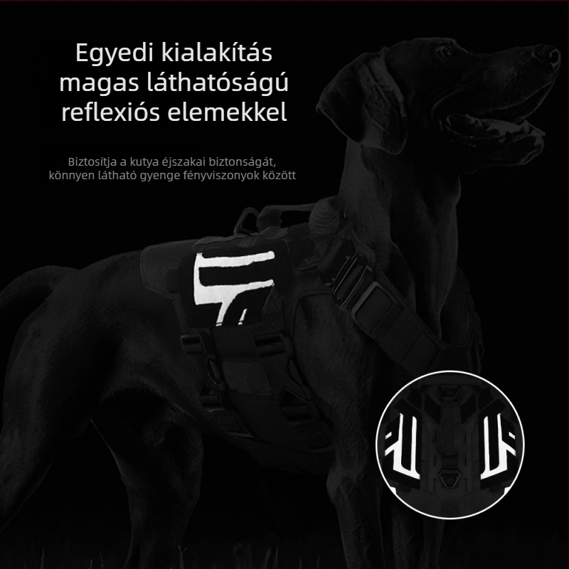 Fan Xing nylon taktikai kutyahám, mellény-stílusú, bővíthető, 60 darabos csomag
