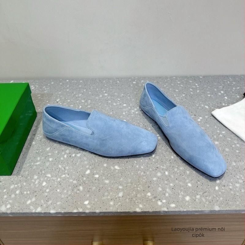 Valódi bőr Slip-On Loaferek - középmagas felsőrész, báránybőr bélés, Vibram Rubber talp