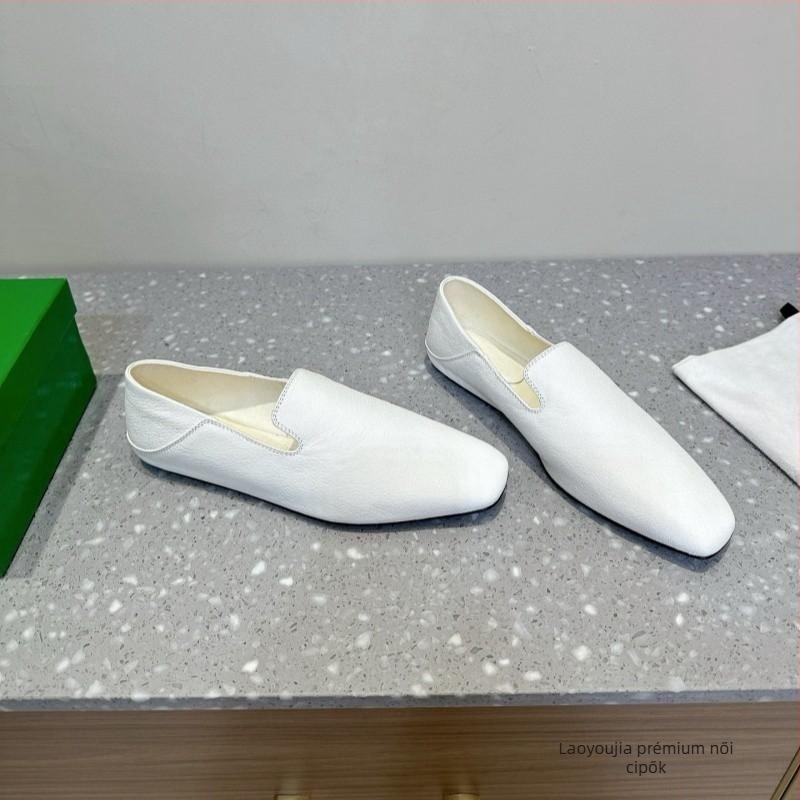 Valódi bőr Slip-On Loaferek - középmagas felsőrész, báránybőr bélés, Vibram Rubber talp