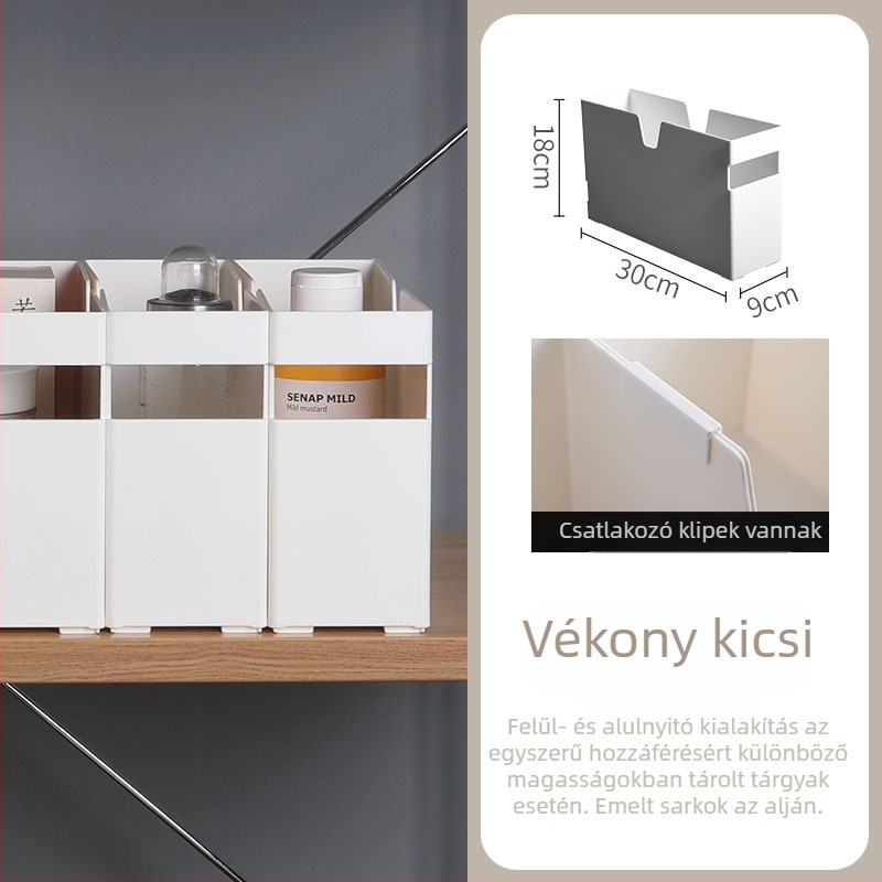 Szekrény tároló kosár, Ud8579 modell, 18 L kapacitás, modern minimalista stílus, autóban történő tárolásra, logó nyomtatása elérhető