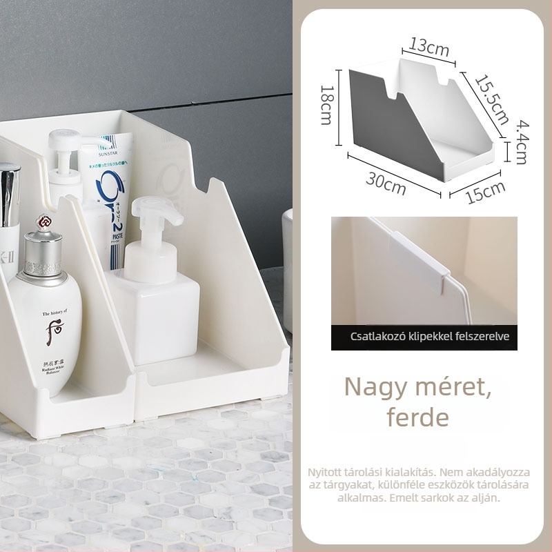 Szekrény tároló kosár, Ud8579 modell, 18 L kapacitás, modern minimalista stílus, autóban történő tárolásra, logó nyomtatása elérhető