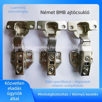BMB ajtózsanér lengéscsillapítóval és ütéscsillapítóval, acéllemez, irodai és modern otthoni bútorokhoz
