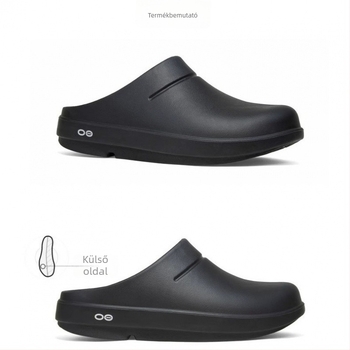 Uniszex házicipő vastag talppal, zárt orr, EVA felső rész és EVA talp, injektált talp