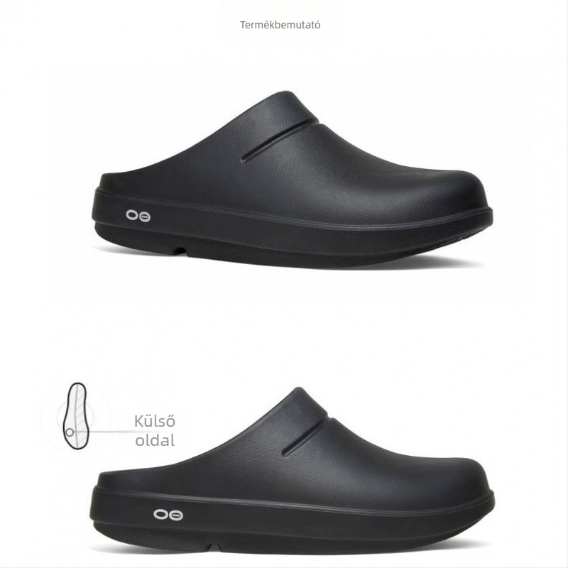 Uniszex házicipő vastag talppal, zárt orr, EVA felső rész és EVA talp, injektált talp