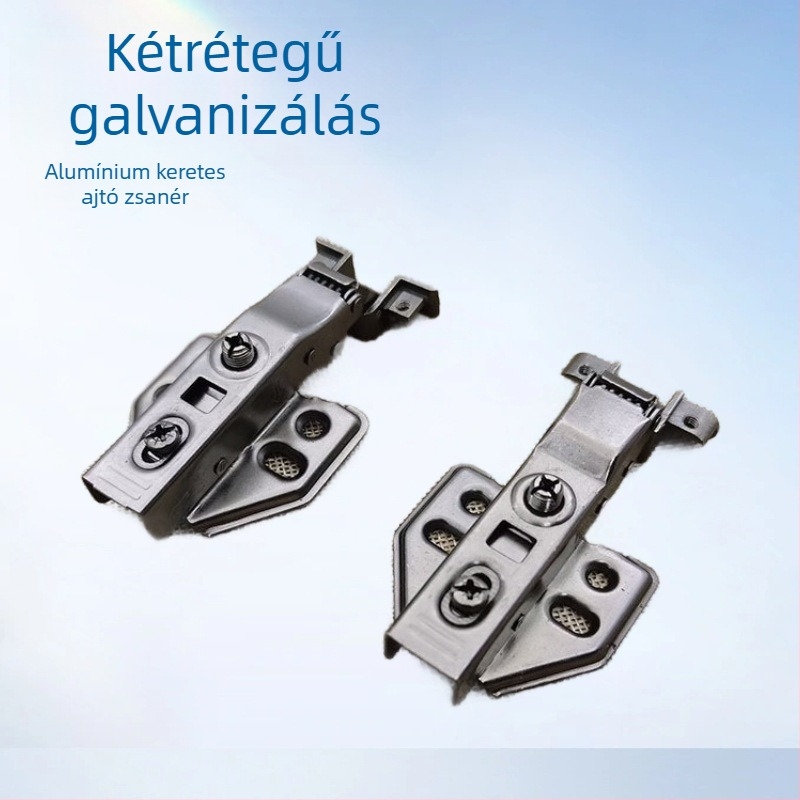 Hidraulikus pánt alumíniumkeretes szekrényajtókhoz; minimalist üveges ajtók, csendes csillapítás