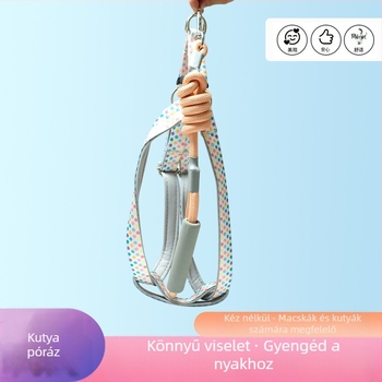 Mellényes stílusú kutya vontatószíj, poliészter, márka Chong youjia