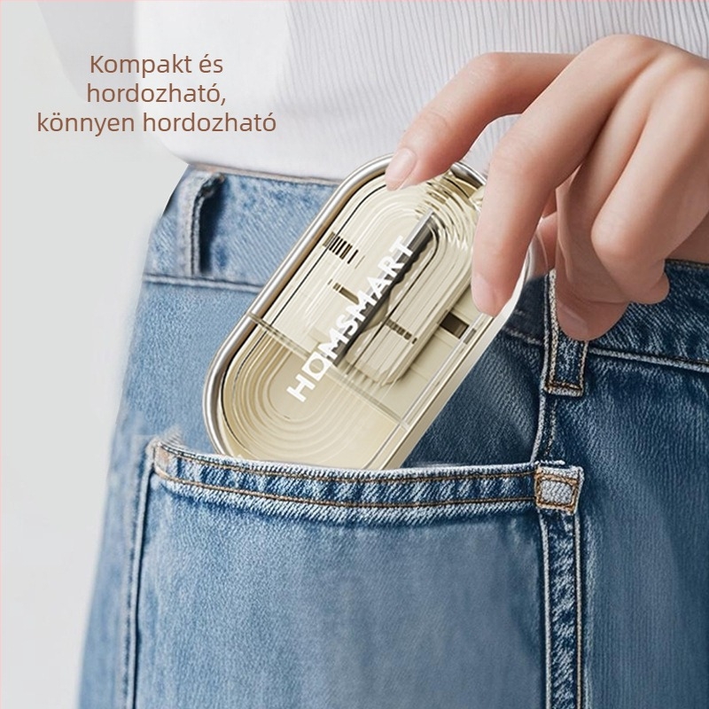 Beépített tablettavágóval és elválasztóval ellátott tablettatároló, 18 rekesz, flip-top fedél, ABS+PC porálló
