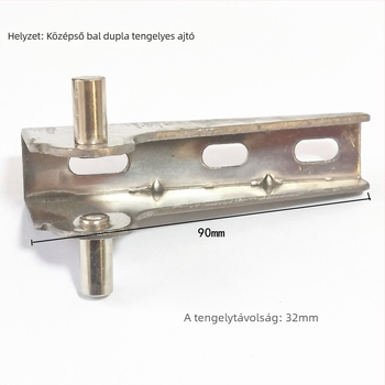 Kereskedelmi négyajtós fagyasztó ajtó zsanér, rozsdamentes acél 201, polírozott felület, hagyományos vastag zsanér, Jingbo, modern minimál stílus, Zhejiang modell