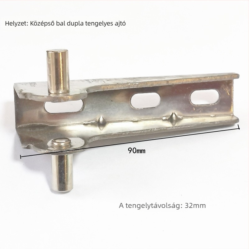 Kereskedelmi négyajtós fagyasztó ajtó zsanér, rozsdamentes acél 201, polírozott felület, hagyományos vastag zsanér, Jingbo, modern minimál stílus, Zhejiang modell