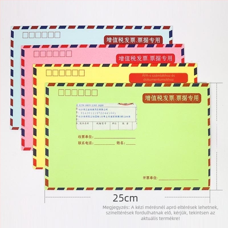 Sanyi kraft papír levélboríték, kínai stílusú boríték, Modell No. 9/C4, nyomtatott logóval
