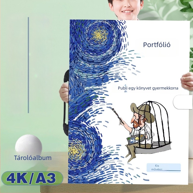 Művészeti alkotások tároló album — Fudele 3320, 40 oldal, vastagság 85, anyag műanyag