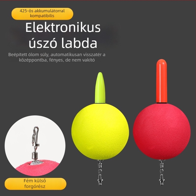 Elektronikus úszólab EVA gömbbel, külsőre szerelt gömb alakú úszó, csúszó úszó készlet éjszakai horgászathoz