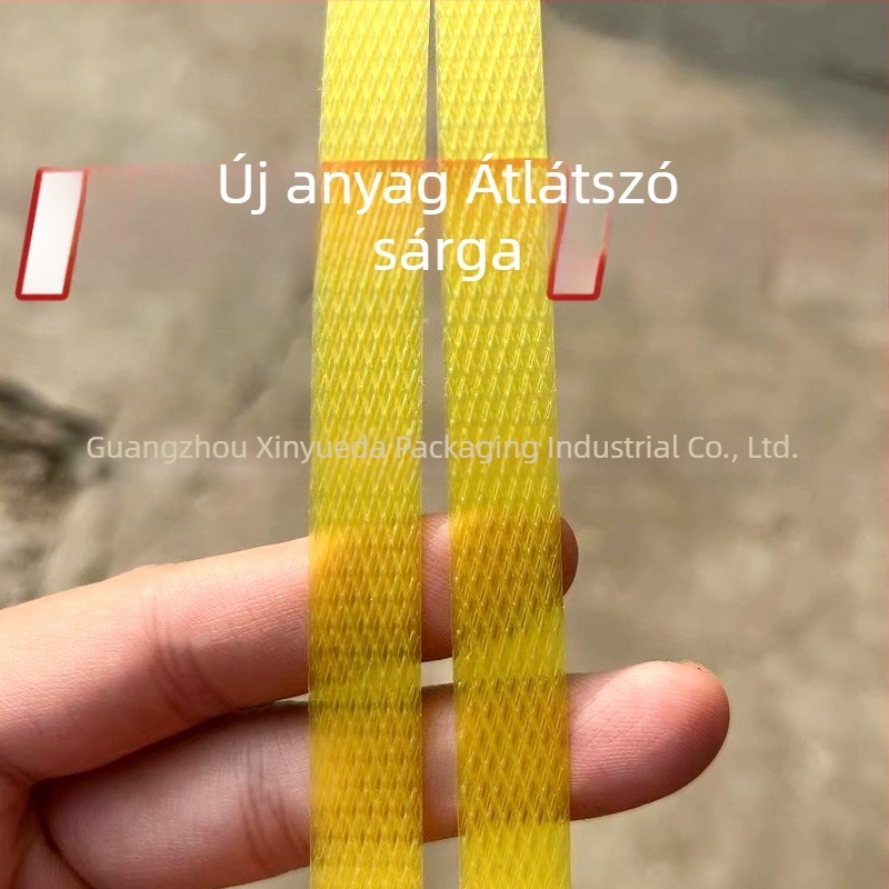 Xinyueda csomagoló szalagok, szélesség 12 mm, vastagság 0.65 mm, hossz kb. 3000 m