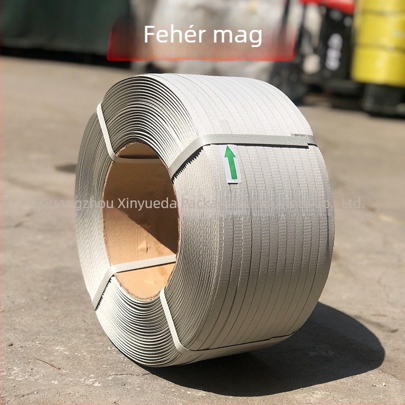 Xinyueda csomagoló szalagok, szélesség 12 mm, vastagság 0.65 mm, hossz kb. 3000 m