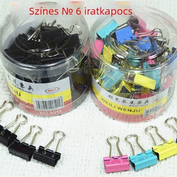 Színes hosszú iratklipsz, dovetail stílus, modell 5106