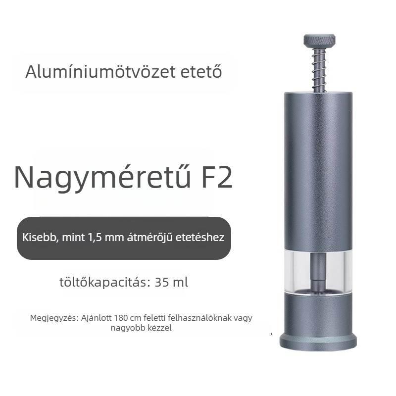 Akváriumi etető F1, alumínium ötvözetből, granulátum etetéshez 1,5 mm-ig, Envy fish márka