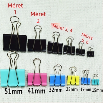 Fém iratrögzítő klipsz 5102, Great Power, 24 darabos csomagolás