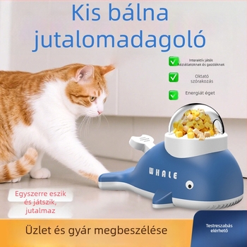 Duoqu automata etető játék macskáknak — ABS műanyag, teljes automata etető készlet